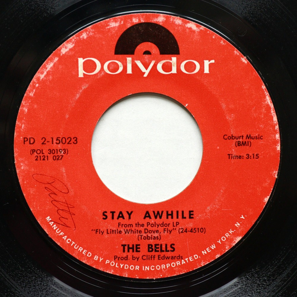 The Bells – Stay Awhile / Sing A Song Of Freedom 45 Vinyl 7" Single PD 2-15023